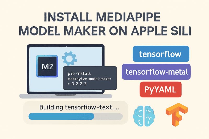 Apple silicon install mediapipe-model-maker